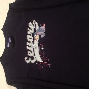 Disney Eeyore Sweatshirt Sweater Pullover Blue Size Large Winnie The Pooh